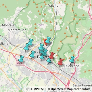 Mappa Via Gasparo Gozzi, 59100 Prato PO, Italia (3.44077)