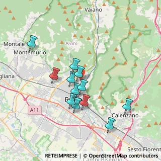 Mappa Via Gasparo Gozzi, 59100 Prato PO, Italia (3.27833)
