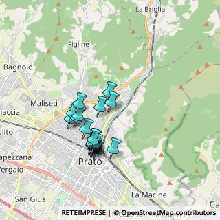 Mappa Via Gasparo Gozzi, 59100 Prato PO, Italia (1.6215)