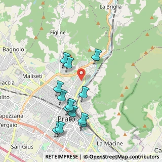 Mappa Via Gasparo Gozzi, 59100 Prato PO, Italia (2.01385)