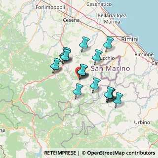 Mappa Via Raggiolo, 47863 Novafeltria RN, Italia (10.86526)