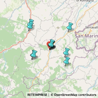 Mappa Via Raggiolo, 47863 Novafeltria RN, Italia (5.06083)