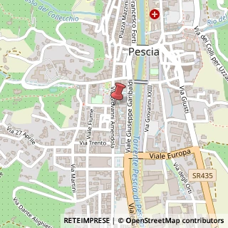 Mappa Via Giovanni Amendola, 27, 51017 Pescia, Pistoia (Toscana)