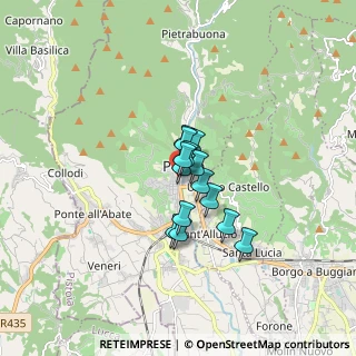 Mappa Via Trieste, 51017 Pescia PT, Italia (0.96214)
