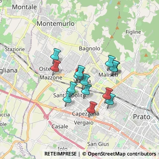 Mappa Via Calatafimi, 59100 Prato PO, Italia (1.41286)