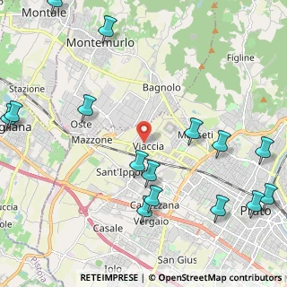 Mappa Via Calatafimi, 59100 Prato PO, Italia (2.966)