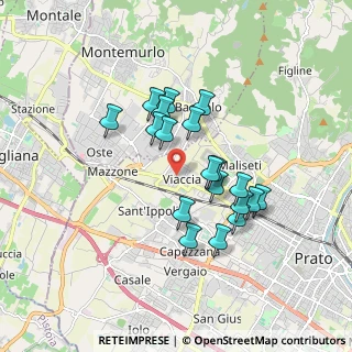 Mappa Via Calatafimi, 59100 Prato PO, Italia (1.50737)