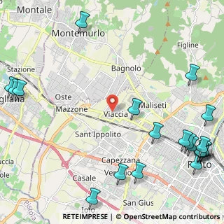 Mappa Via Calatafimi, 59100 Prato PO, Italia (3.427)