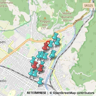 Mappa Via Fiorenzo Mugnaini, 59100 Prato PO, Italia (0.867)