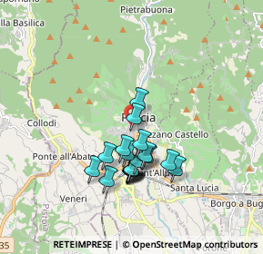 Mappa Piazza Leonardo da Vinci, 51017 Pescia PT, Italia (1.49947)