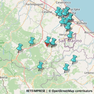 Mappa Via Serra Masini, 47863 Novafeltria RN, Italia (18.7195)