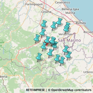 Mappa Via Serra Masini, 47863 Novafeltria RN, Italia (11.26667)
