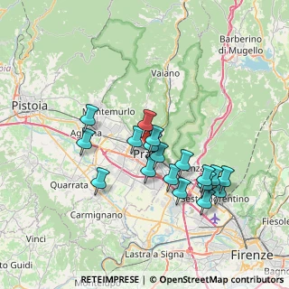 Mappa Via Gualtiero Galeotti, 59100 Prato PO, Italia (6.74889)