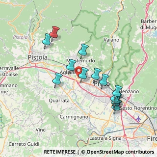 Mappa Via Sant' Ippolito, 59100 Prato PO, Italia (7.28154)
