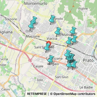 Mappa Via Mediterraneo, 59100 Prato PO, Italia (2.05133)
