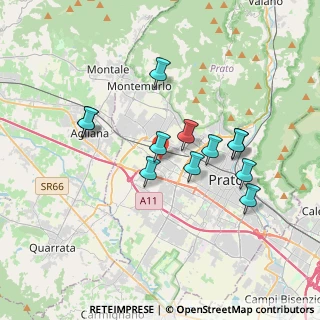 Mappa Via Mediterraneo, 59100 Prato PO, Italia (3.2475)