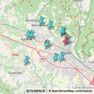 Mappa Via Mediterraneo, 59100 Prato PO, Italia (3.43583)