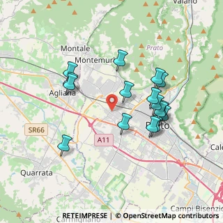 Mappa Via Mediterraneo, 59100 Prato PO, Italia (3.5175)