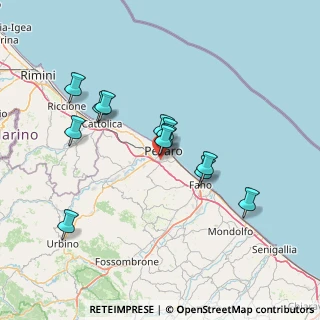 Mappa Via Anton Giulio Bragaglia, 61122 Pesaro PU, Italia (12.81917)