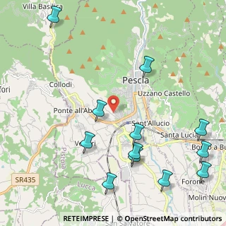 Mappa Via P. Mascagni, 51017 Pescia PT, Italia (2.76167)