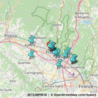 Mappa Via Vilmar Parrini, 59100 Prato PO, Italia (5.20933)