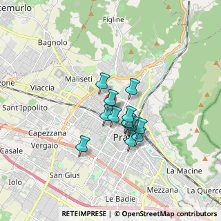 Mappa Via Vilmar Parrini, 59100 Prato PO, Italia (1.15231)
