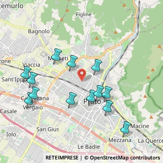 Mappa Via Vilmar Parrini, 59100 Prato PO, Italia (2.13077)