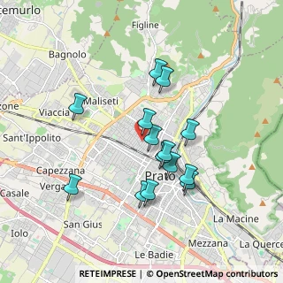 Mappa Via Vilmar Parrini, 59100 Prato PO, Italia (1.59714)