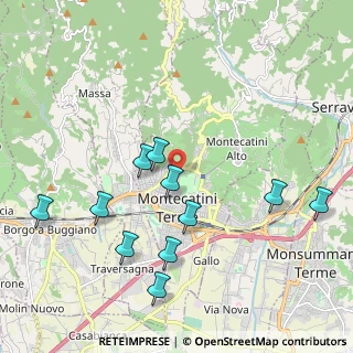 Mappa Via Bruno Buozzi, 51016 Montecatini Terme PT, Italia (2.21182)