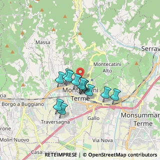 Mappa Via Bruno Buozzi, 51016 Montecatini Terme PT, Italia (1.33)