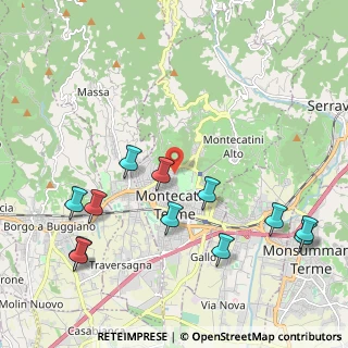 Mappa Via Bruno Buozzi, 51016 Montecatini Terme PT, Italia (2.5175)