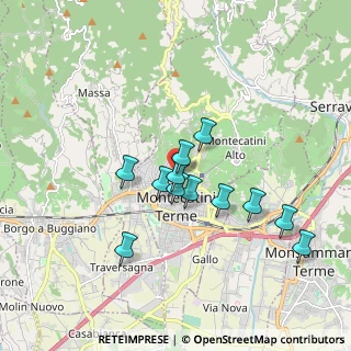 Mappa Via Bruno Buozzi, 51016 Montecatini Terme PT, Italia (1.5375)