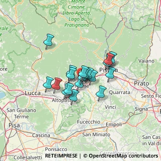 Mappa Via Amilcare Ponchielli, 51016 Montecatini Terme PT, Italia (9.01053)