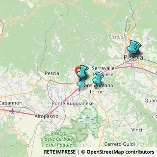 Mappa Via Amilcare Ponchielli, 51016 Montecatini Terme PT, Italia (7.10364)