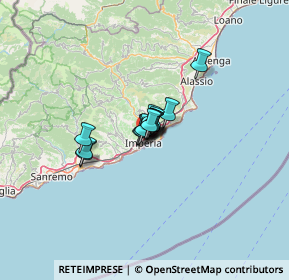 Mappa Via Privata Gazzano Dottore, 18100 Imperia IM, Italia (5.48429)