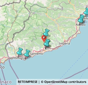 Mappa SP 548, 18018 Taggia IM, Italia (30.72083)