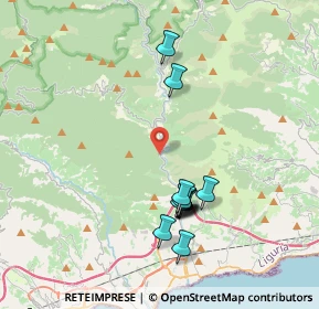 Mappa SP 548, 18018 Taggia IM, Italia (3.6975)