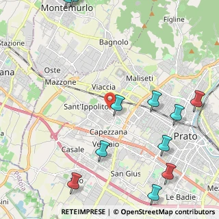 Mappa Via Ugo Foscolo, 59100 Prato PO, Italia (3.06364)
