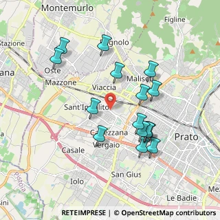 Mappa Via Ugo Foscolo, 59100 Prato PO, Italia (1.858)
