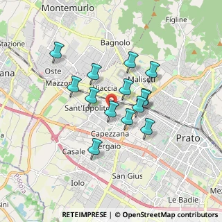 Mappa Via Ugo Foscolo, 59100 Prato PO, Italia (1.39571)