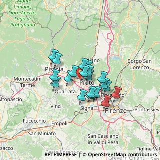 Mappa Via Ugo Foscolo, 59100 Prato PO, Italia (9.4135)