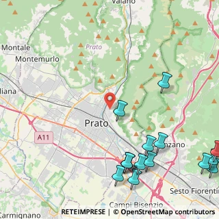 Mappa Via di Pippo, 59100 Prato PO, Italia (6.26333)