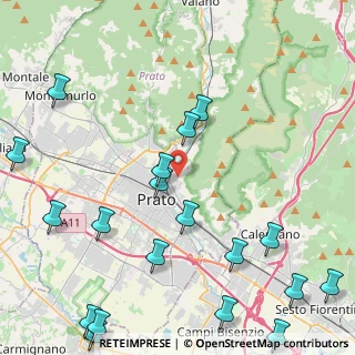 Mappa Via di Pippo, 59100 Prato PO, Italia (6.21053)