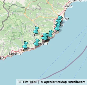 Mappa Via Matteotti, 18100 Imperia IM, Italia (7.99429)