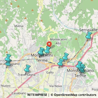 Mappa Via Giosuè Borsi, 51016 Montecatini Terme PT, Italia (2.67083)