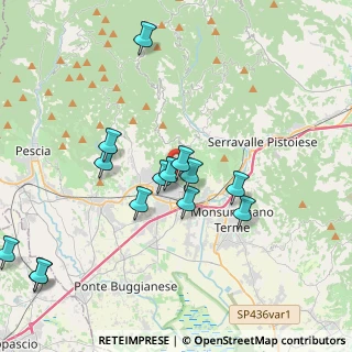 Mappa Via Giosuè Borsi, 51016 Montecatini Terme PT, Italia (4.155)