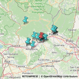 Mappa Via Antonio Vivaldi, 51016 Montecatini Terme PT, Italia (8.10889)