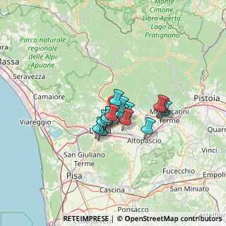 Mappa 55014 Capannori LU, Italia (7.85133)