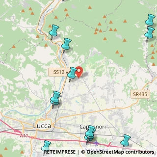 Mappa 55014 Capannori LU, Italia (6.63154)