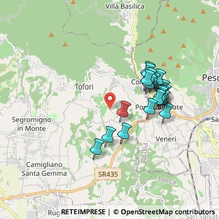 Mappa Via San Gennaro, 55012 Capannori LU, Italia (1.752)